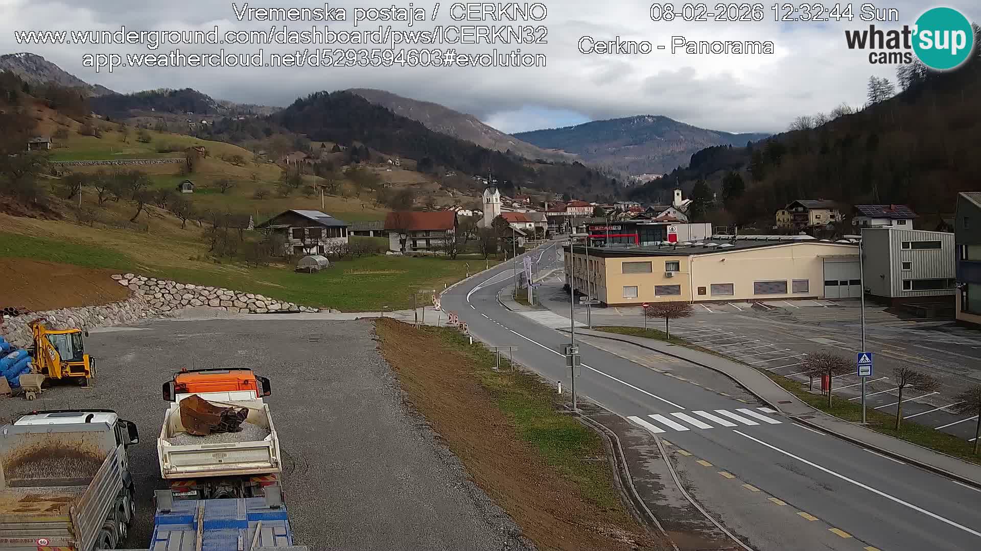 Webcam Ingresso Città di Cerkno