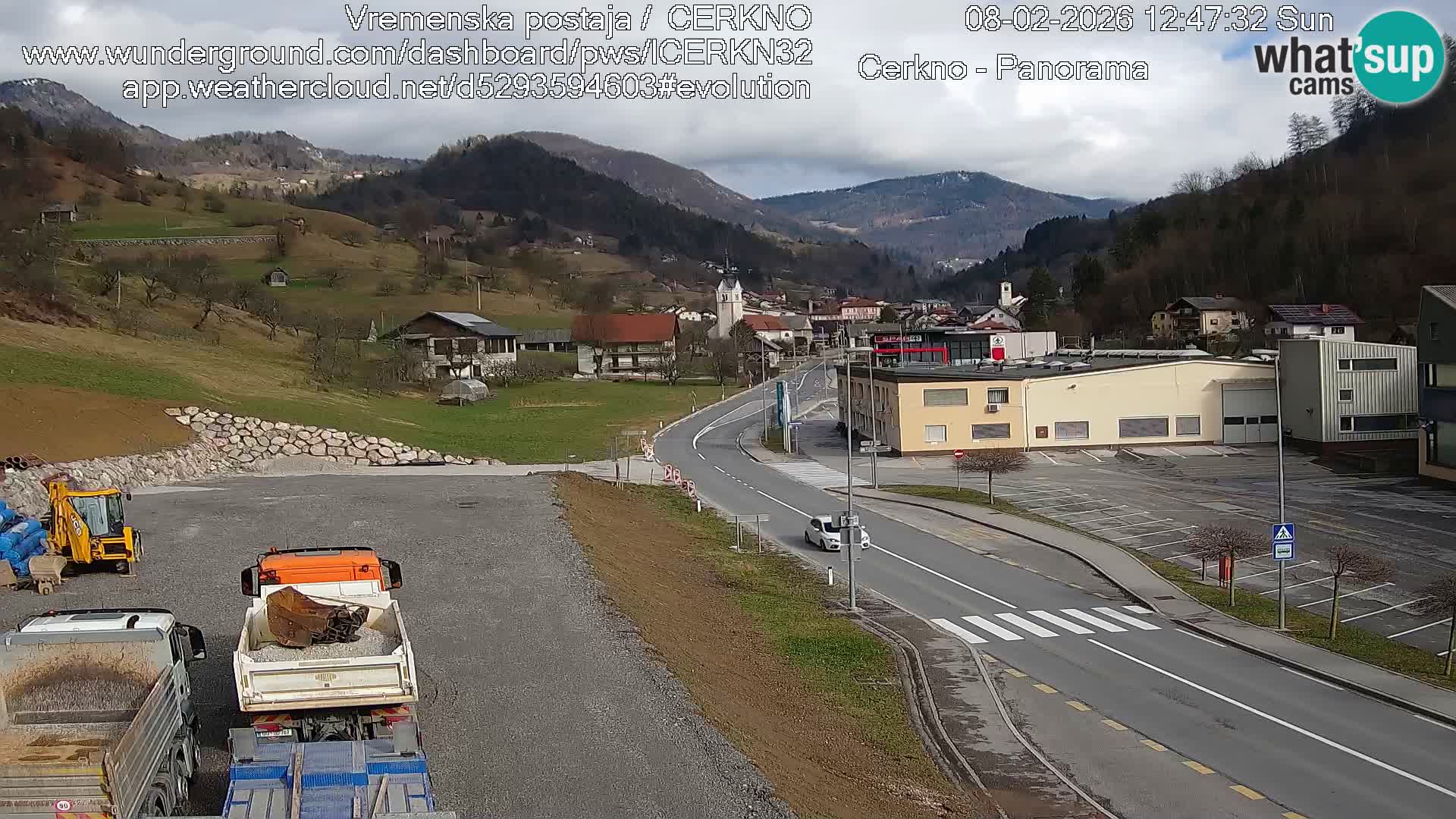 Cerkno Stadteingang Live-Webcam