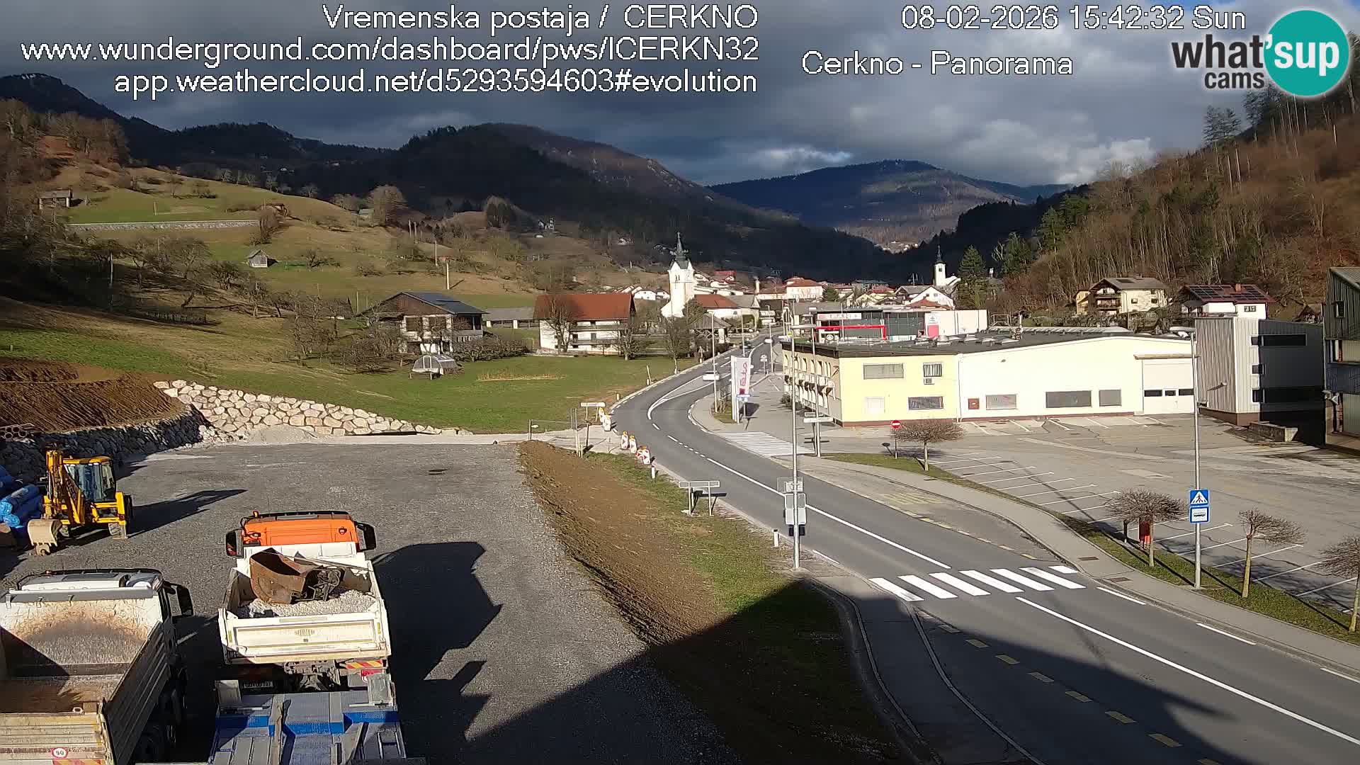 Webcam Ingresso Città di Cerkno
