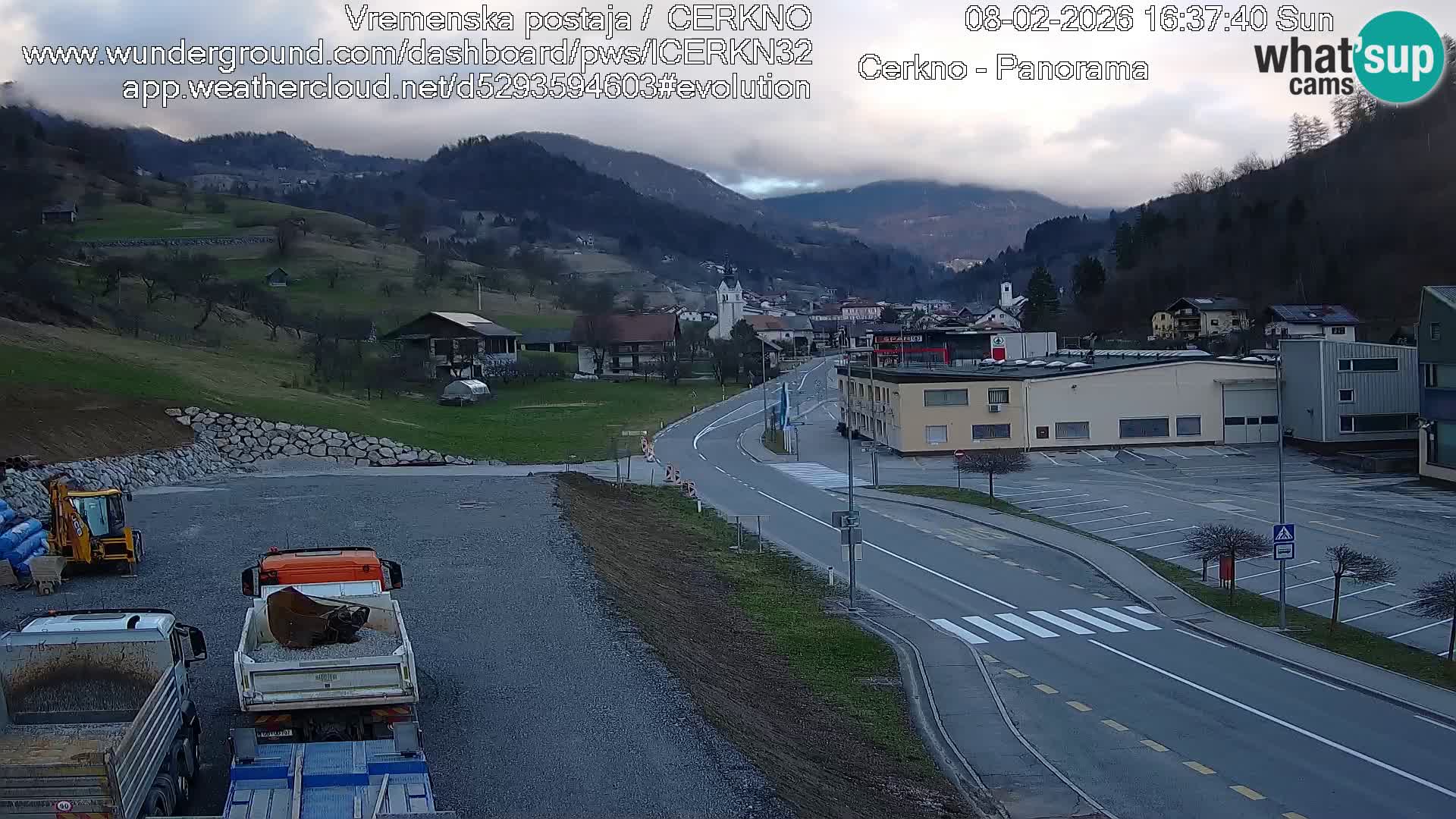 Webcam Ingresso Città di Cerkno