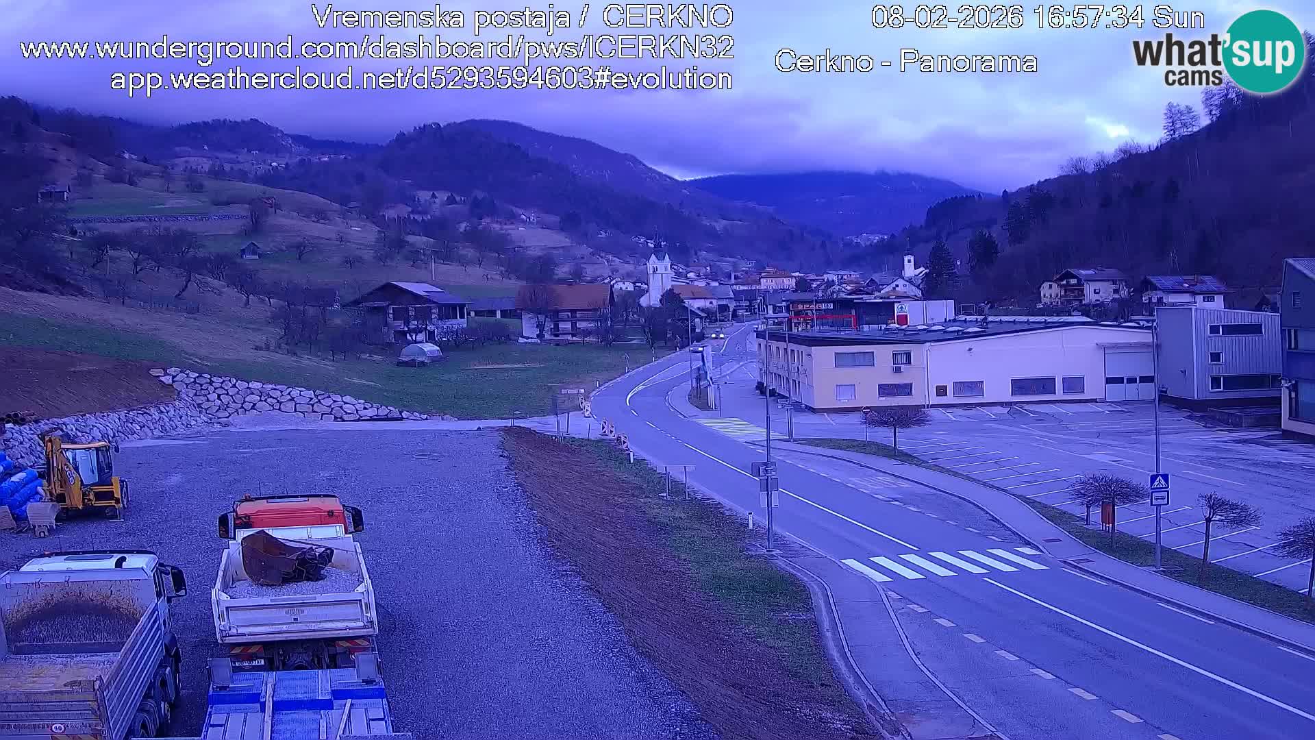 Webcam Ingresso Città di Cerkno