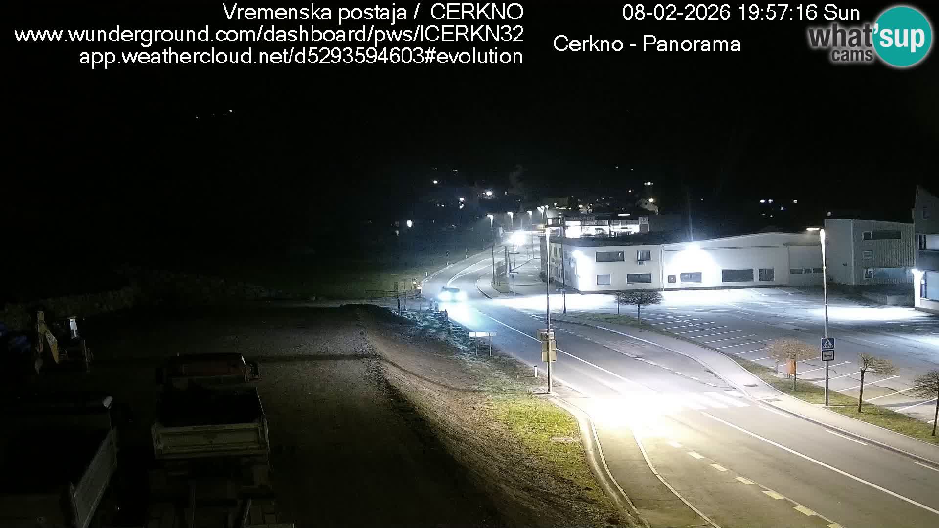 Cerkno ulaz u grad – Kamera uživo