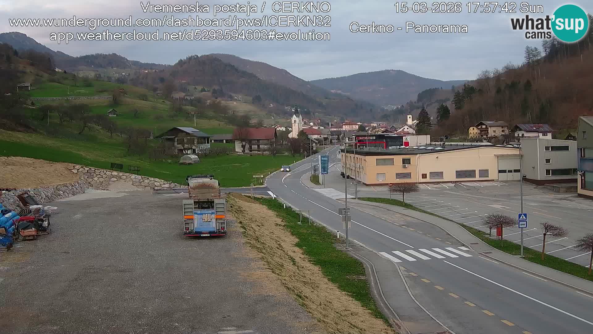 Cerkno ulaz u grad – Kamera uživo