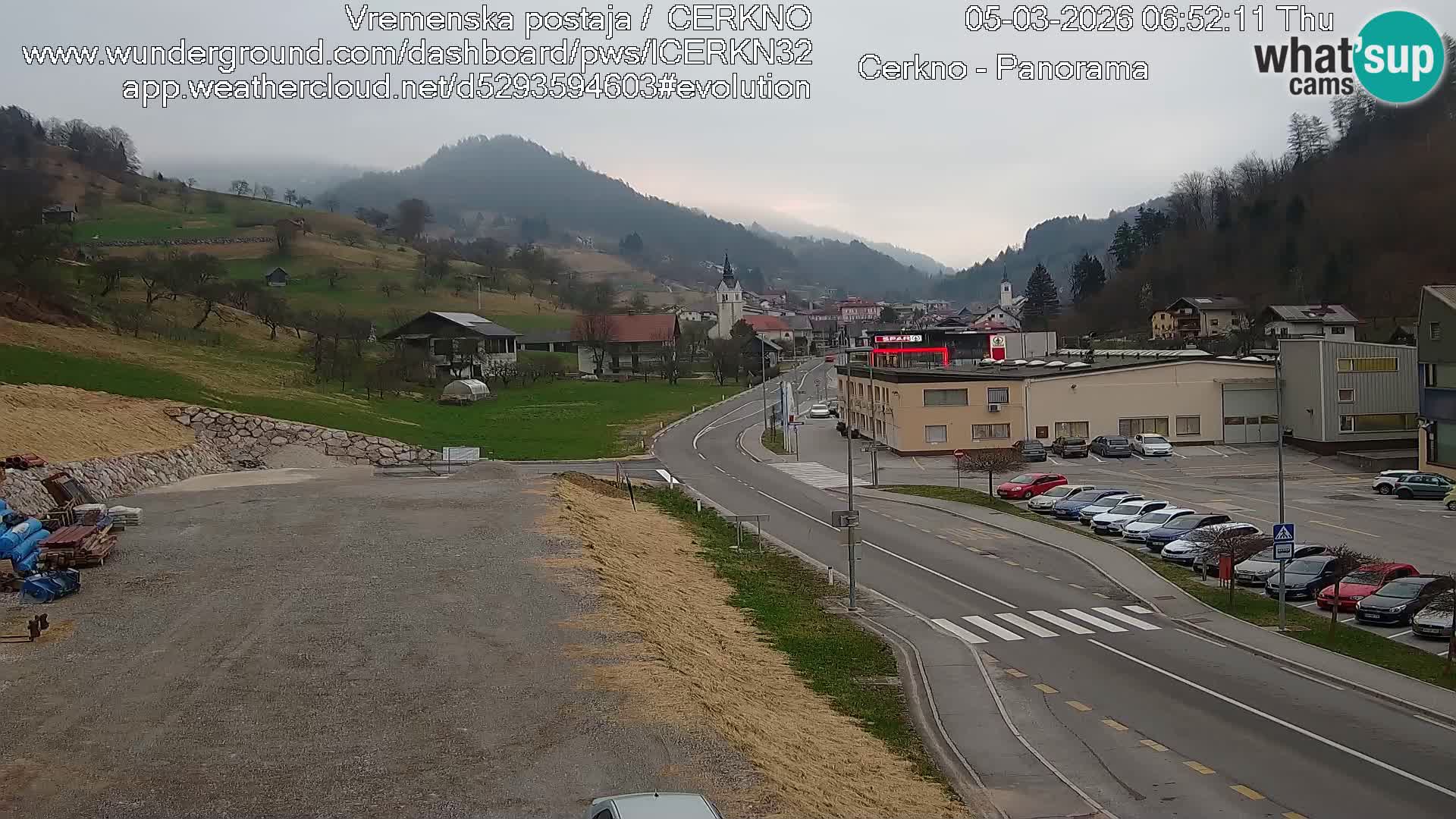Cerkno Stadteingang Live-Webcam