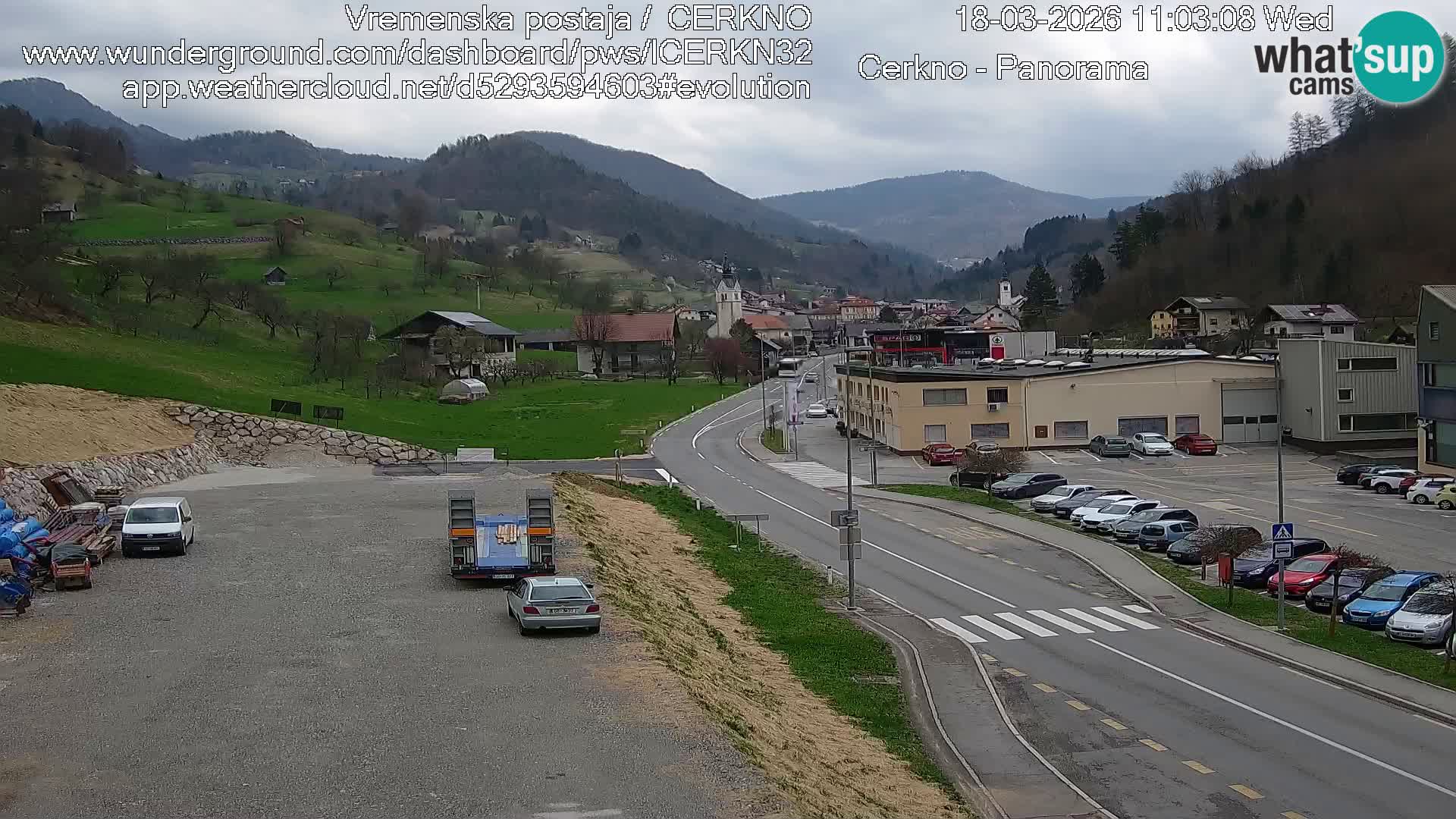 Cerkno Stadteingang Live-Webcam
