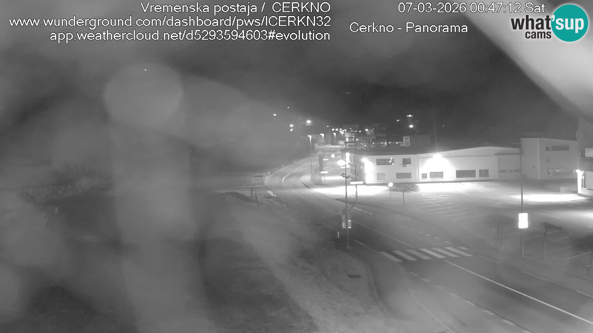 Cerkno city entrance Live Webcam