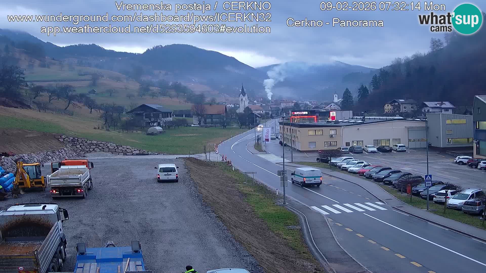 Cerkno Stadteingang Live-Webcam
