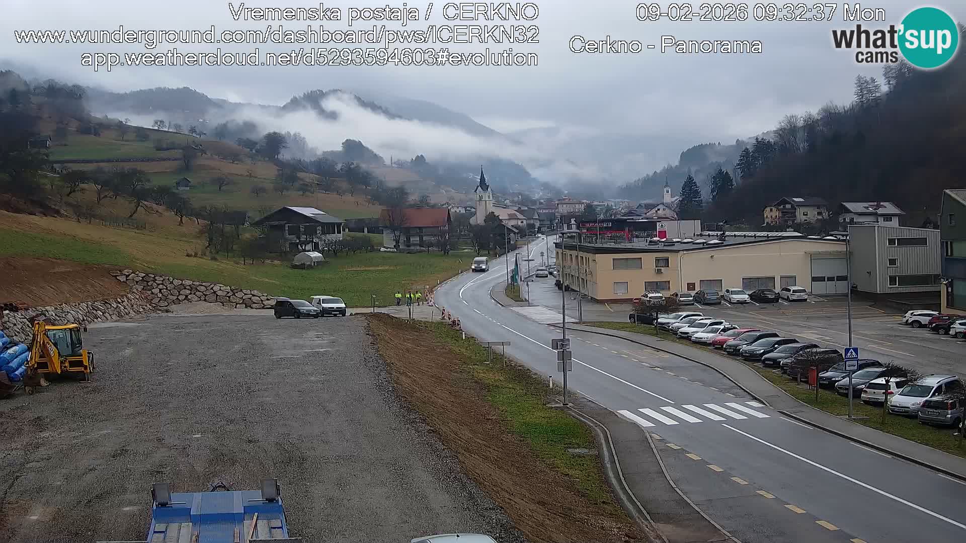 Cerkno Stadteingang Live-Webcam