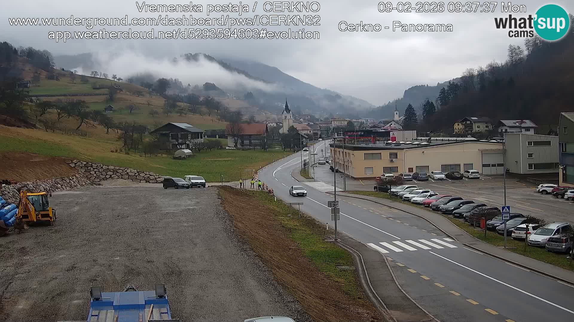 Webcam Ingresso Città di Cerkno