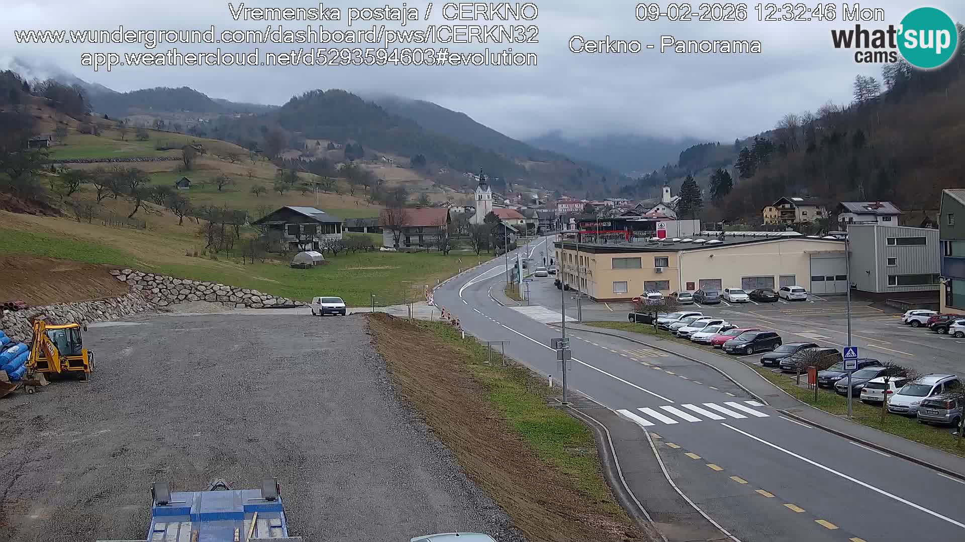 Webcam Ingresso Città di Cerkno