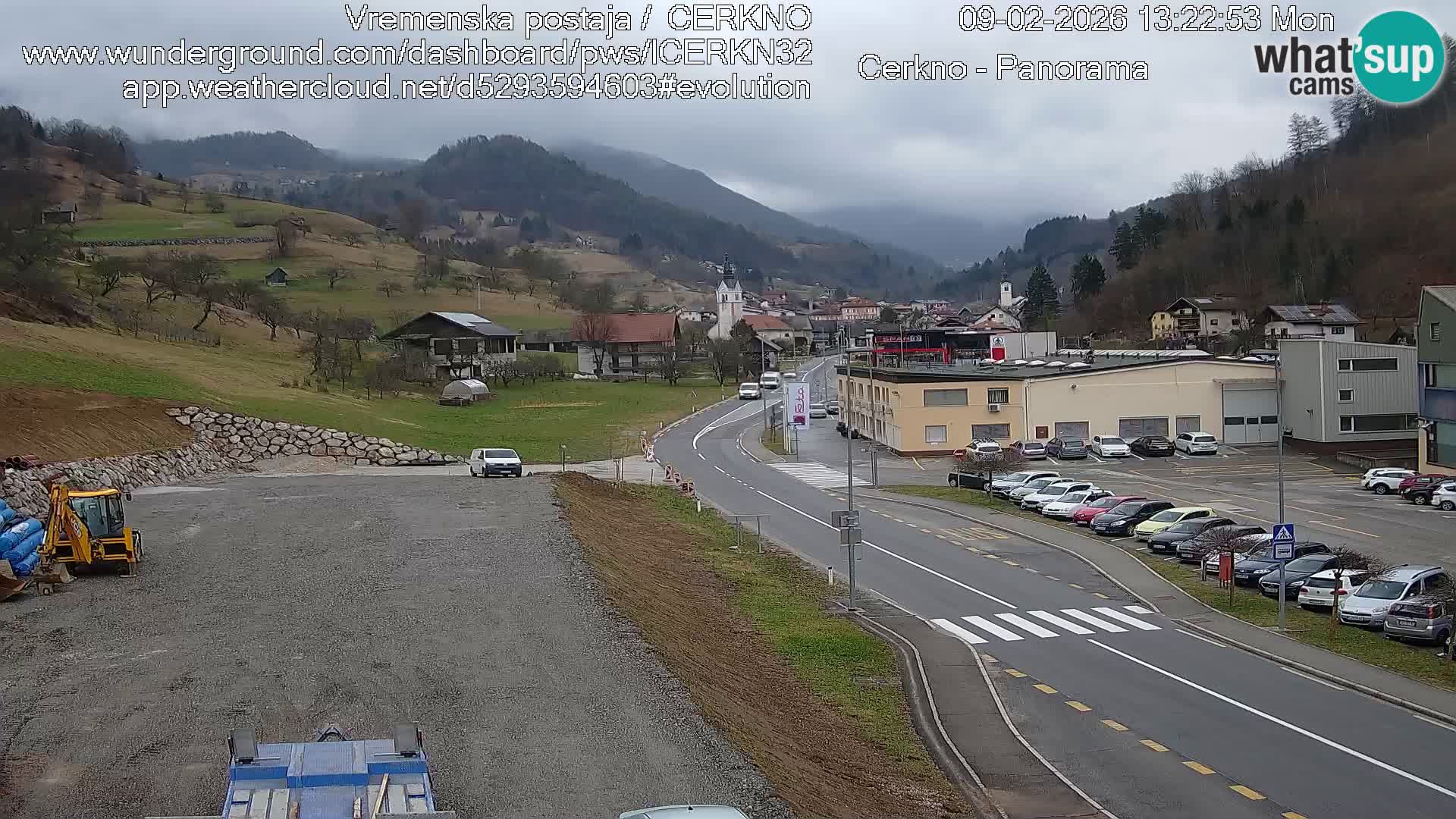 Cerkno Stadteingang Live-Webcam