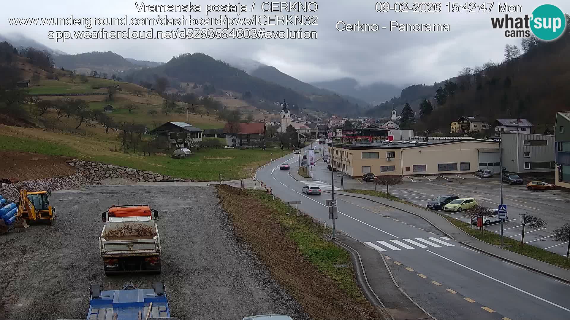 Webcam Ingresso Città di Cerkno