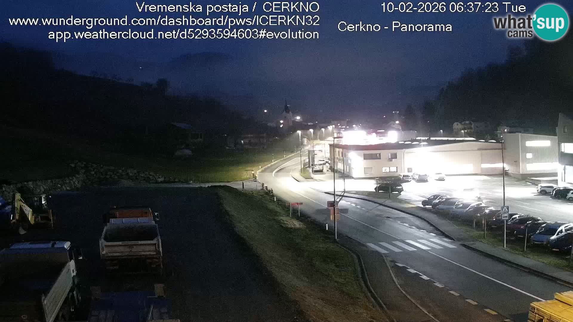 Cerkno Stadteingang Live-Webcam