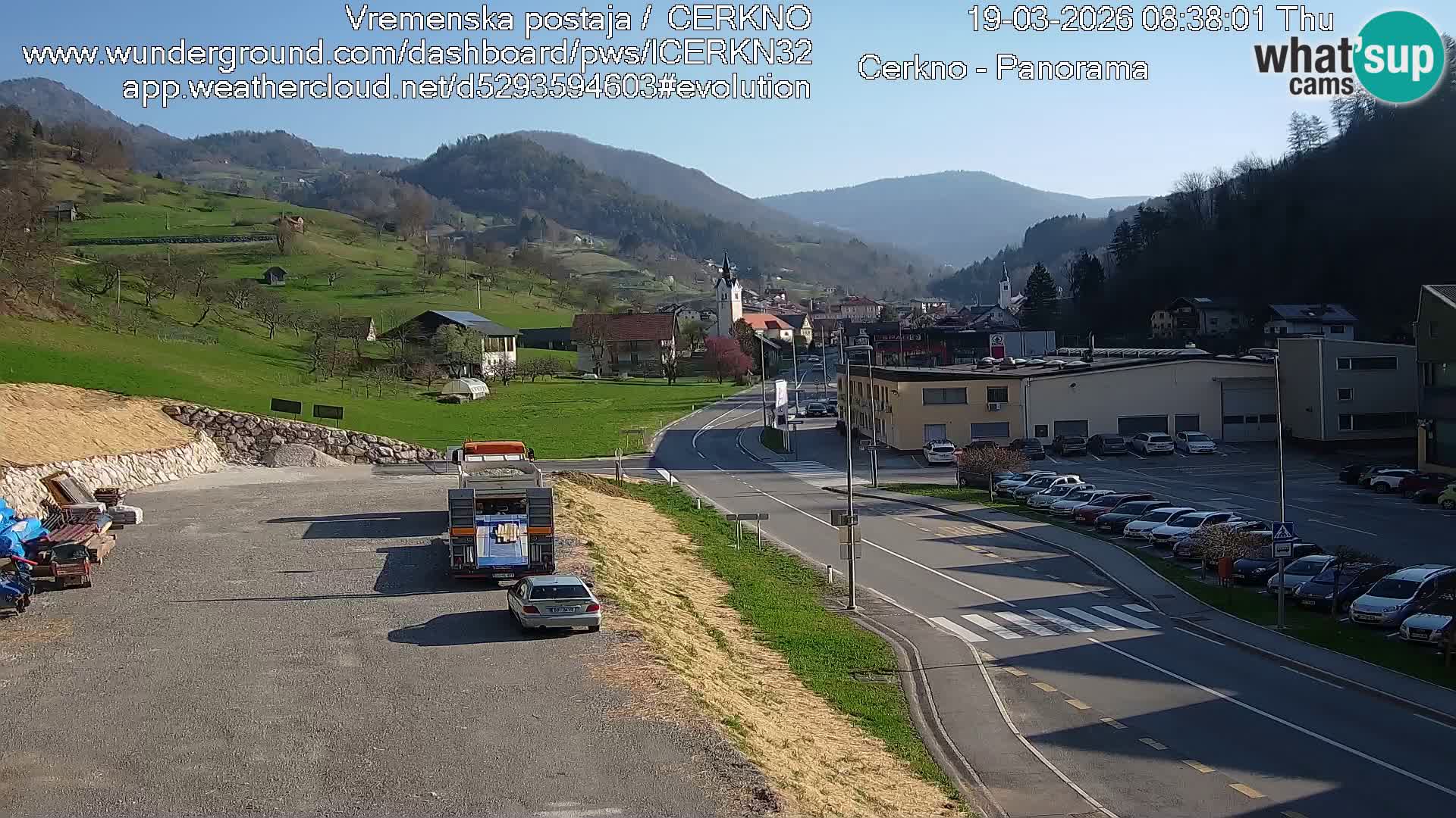 Cerkno ulaz u grad – Kamera uživo