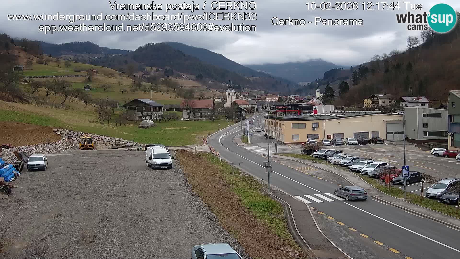 Cerkno Stadteingang Live-Webcam