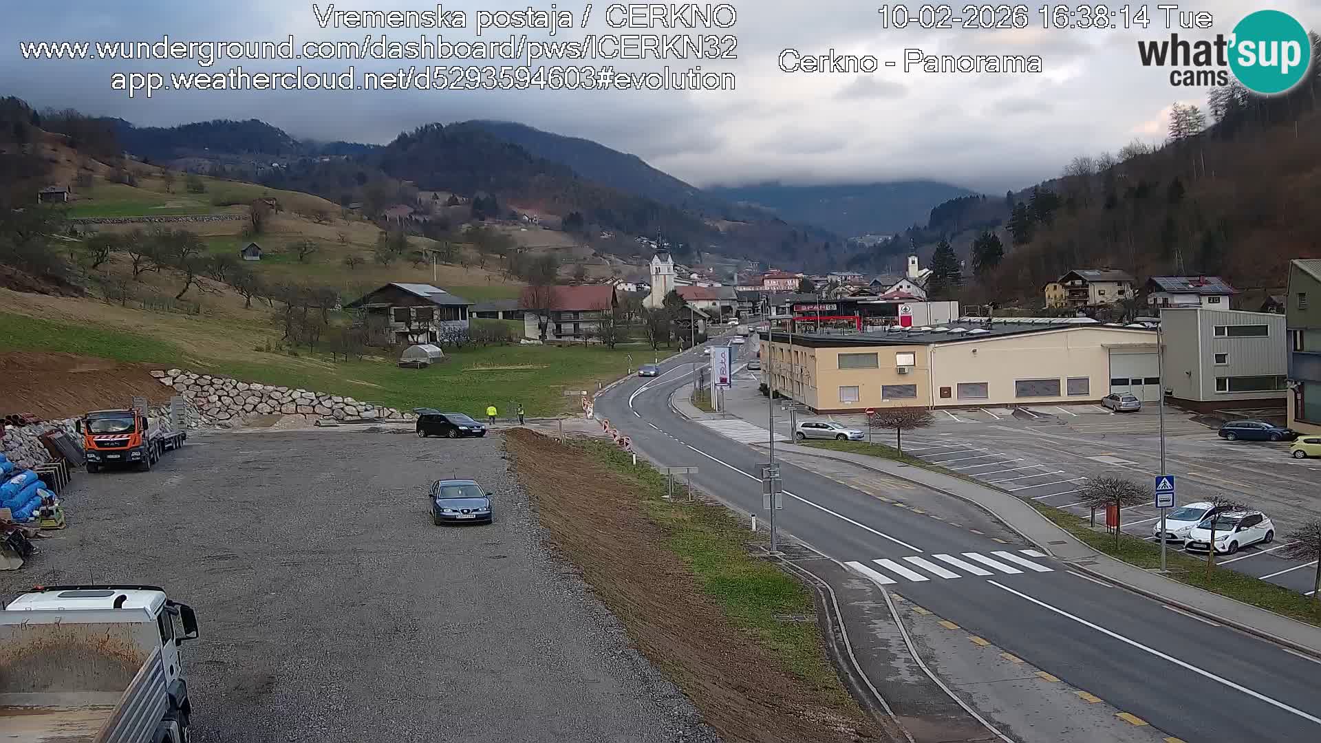 Webcam Ingresso Città di Cerkno