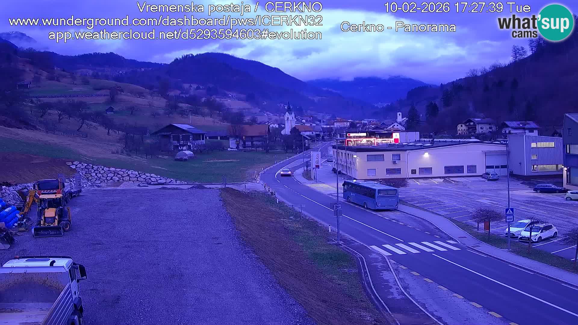 Cerkno ulaz u grad – Kamera uživo