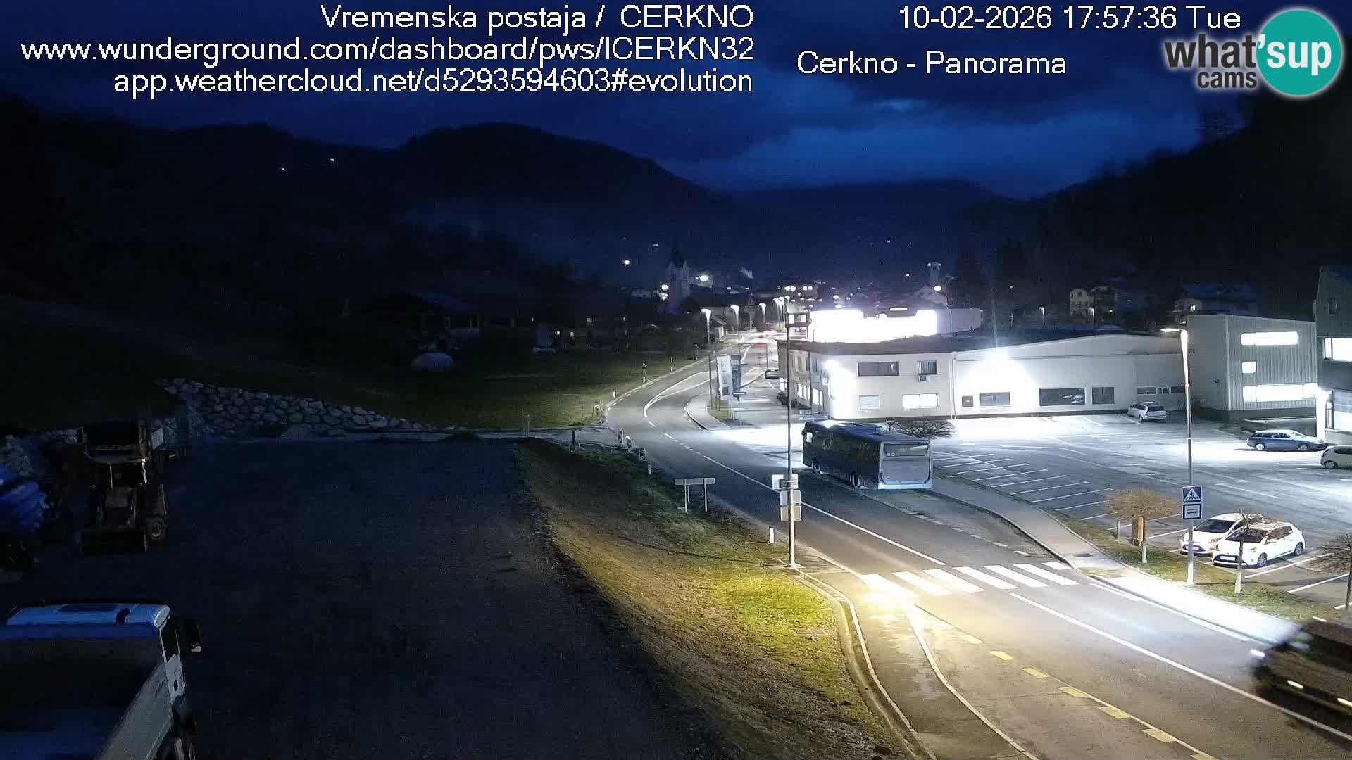 Webcam Ingresso Città di Cerkno