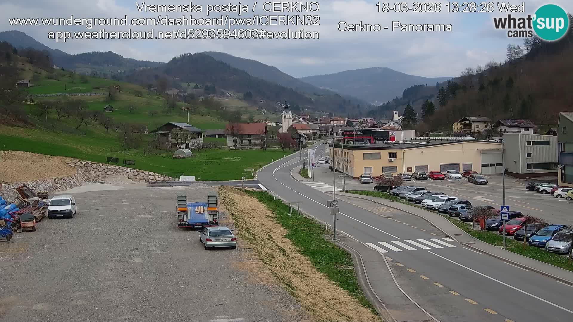 Webcam Ingresso Città di Cerkno