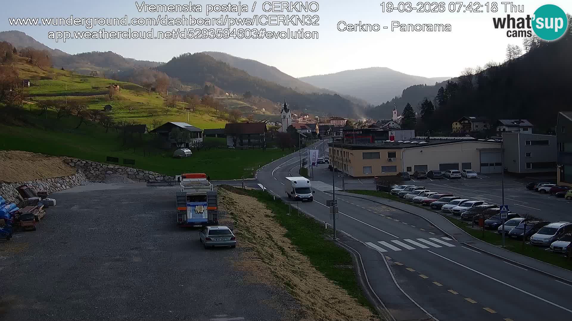 Cerkno ulaz u grad – Kamera uživo