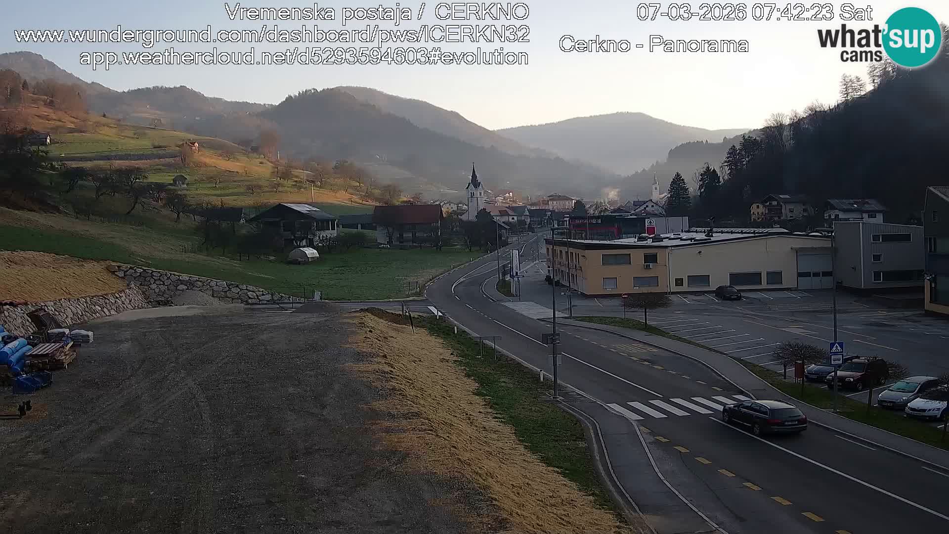 Cerkno Stadteingang Live-Webcam