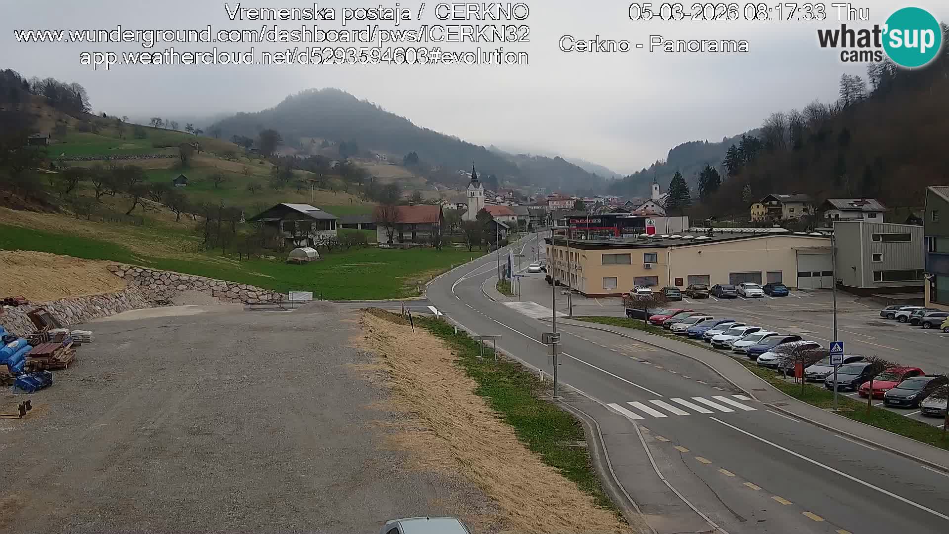 Cerkno Stadteingang Live-Webcam