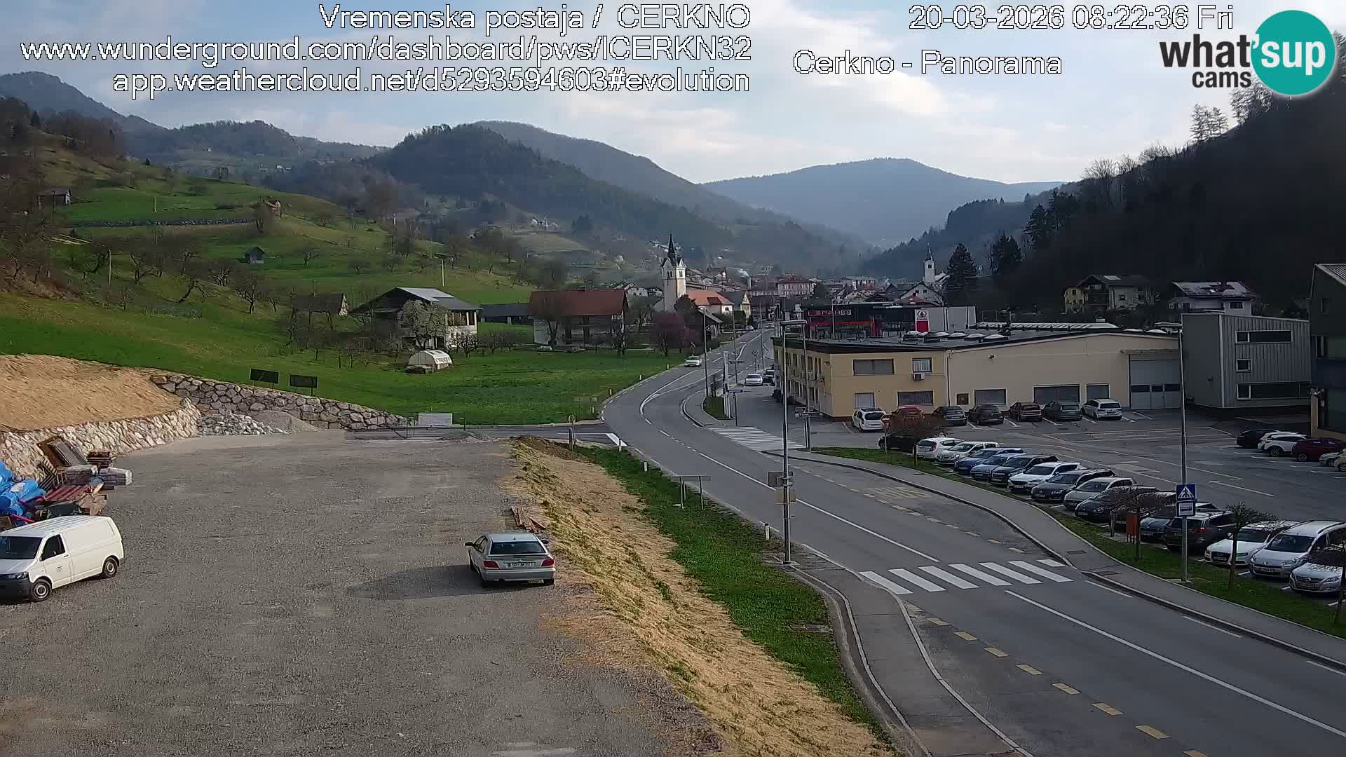 Cerkno ulaz u grad – Kamera uživo