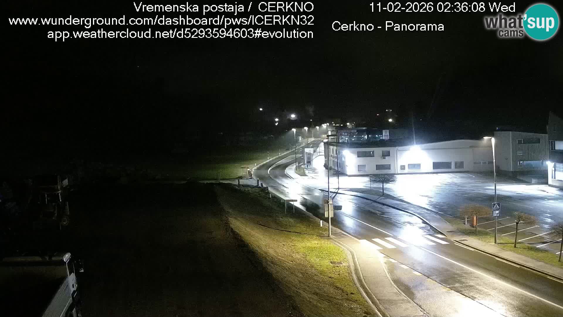 Cerkno entrada a la ciudad Webcam en vivo
