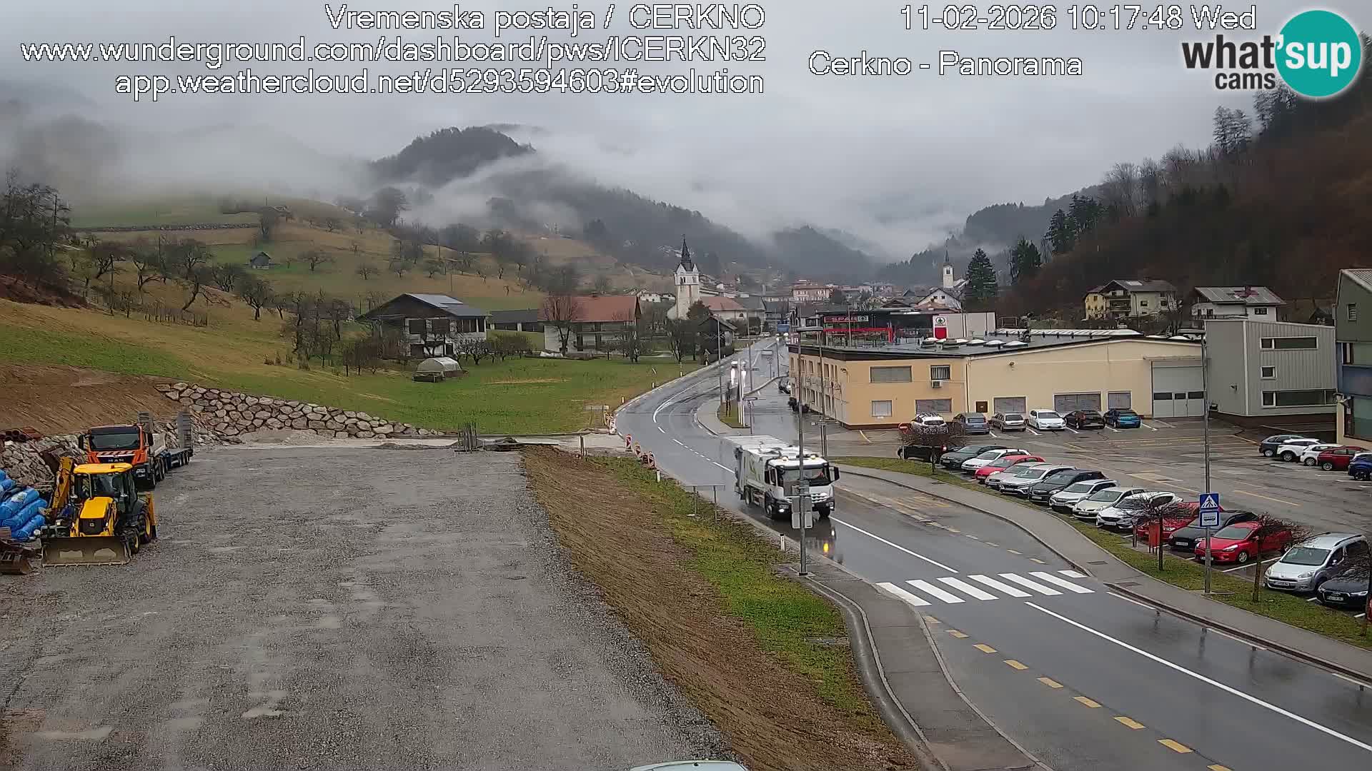 Cerkno ulaz u grad – Kamera uživo