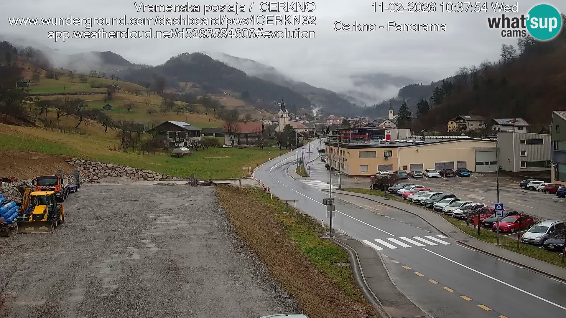 Cerkno Stadteingang Live-Webcam