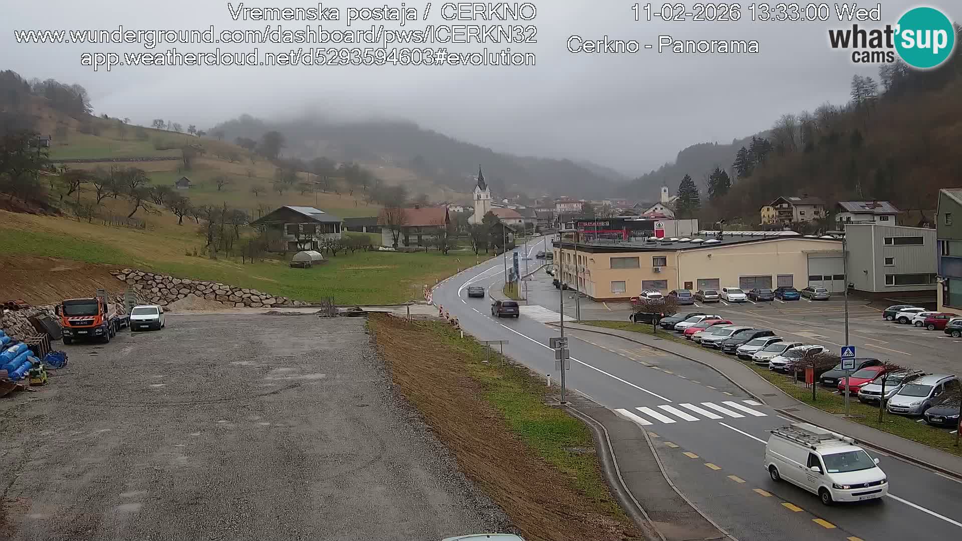 Cerkno ulaz u grad – Kamera uživo