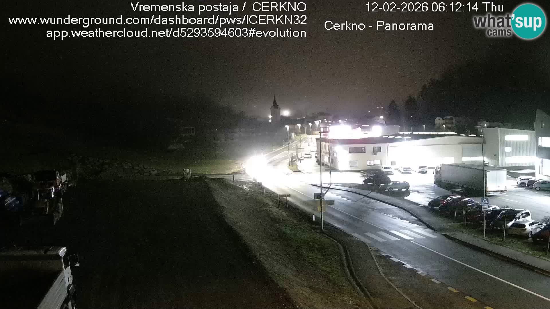 Cerkno ulaz u grad – Kamera uživo