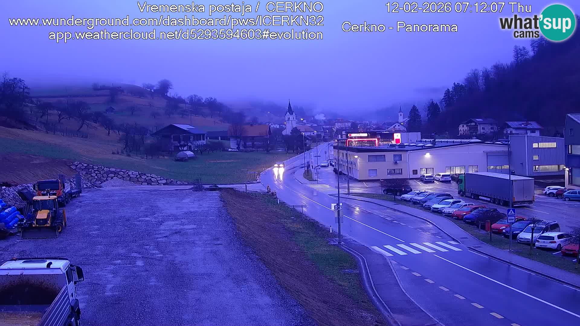 Cerkno Stadteingang Live-Webcam