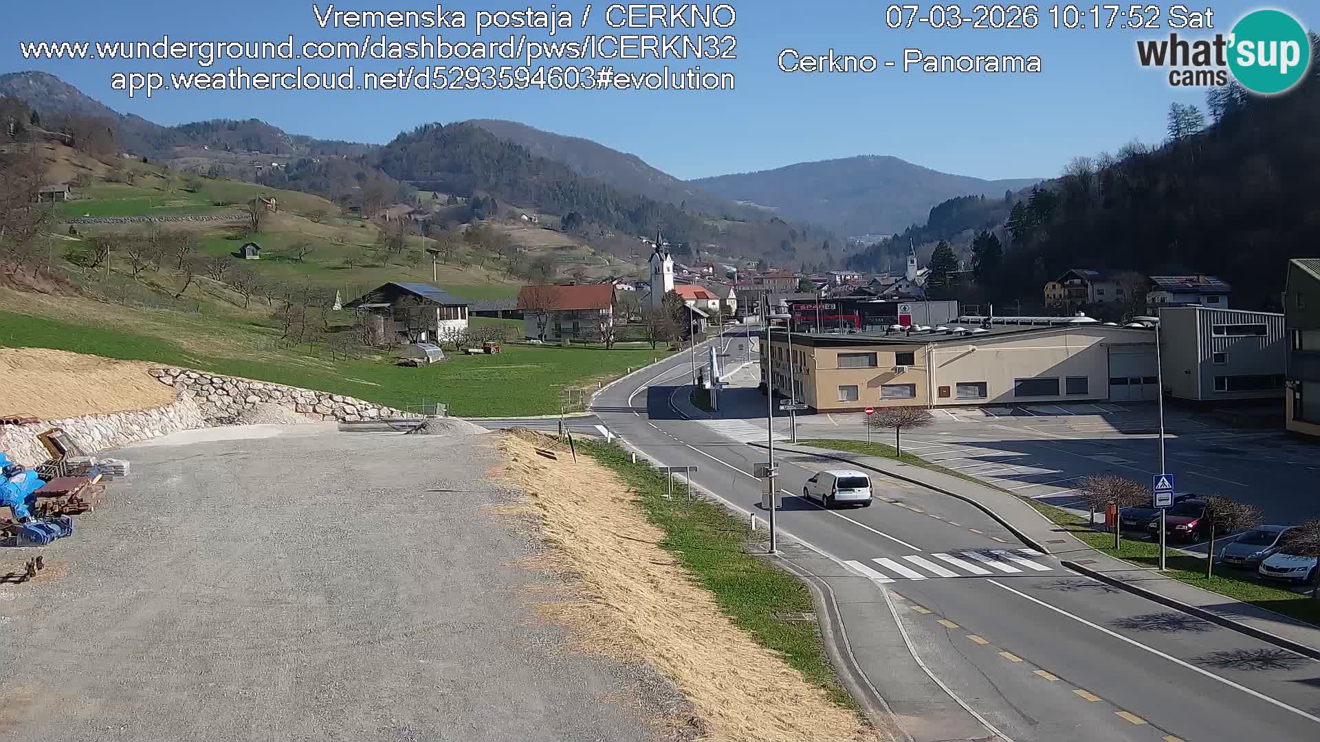 Cerkno Stadteingang Live-Webcam