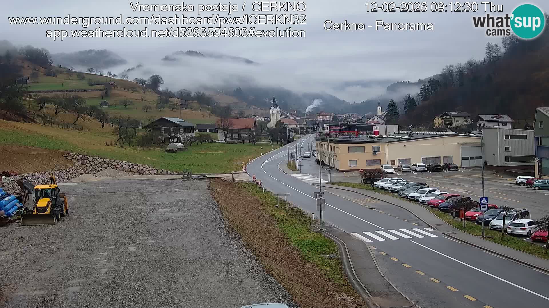 Cerkno ulaz u grad – Kamera uživo