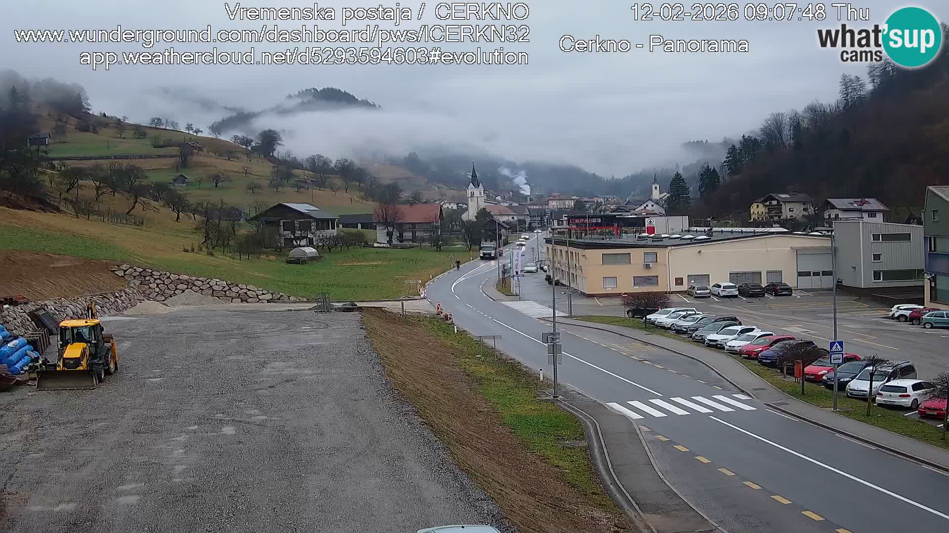 Cerkno Stadteingang Live-Webcam