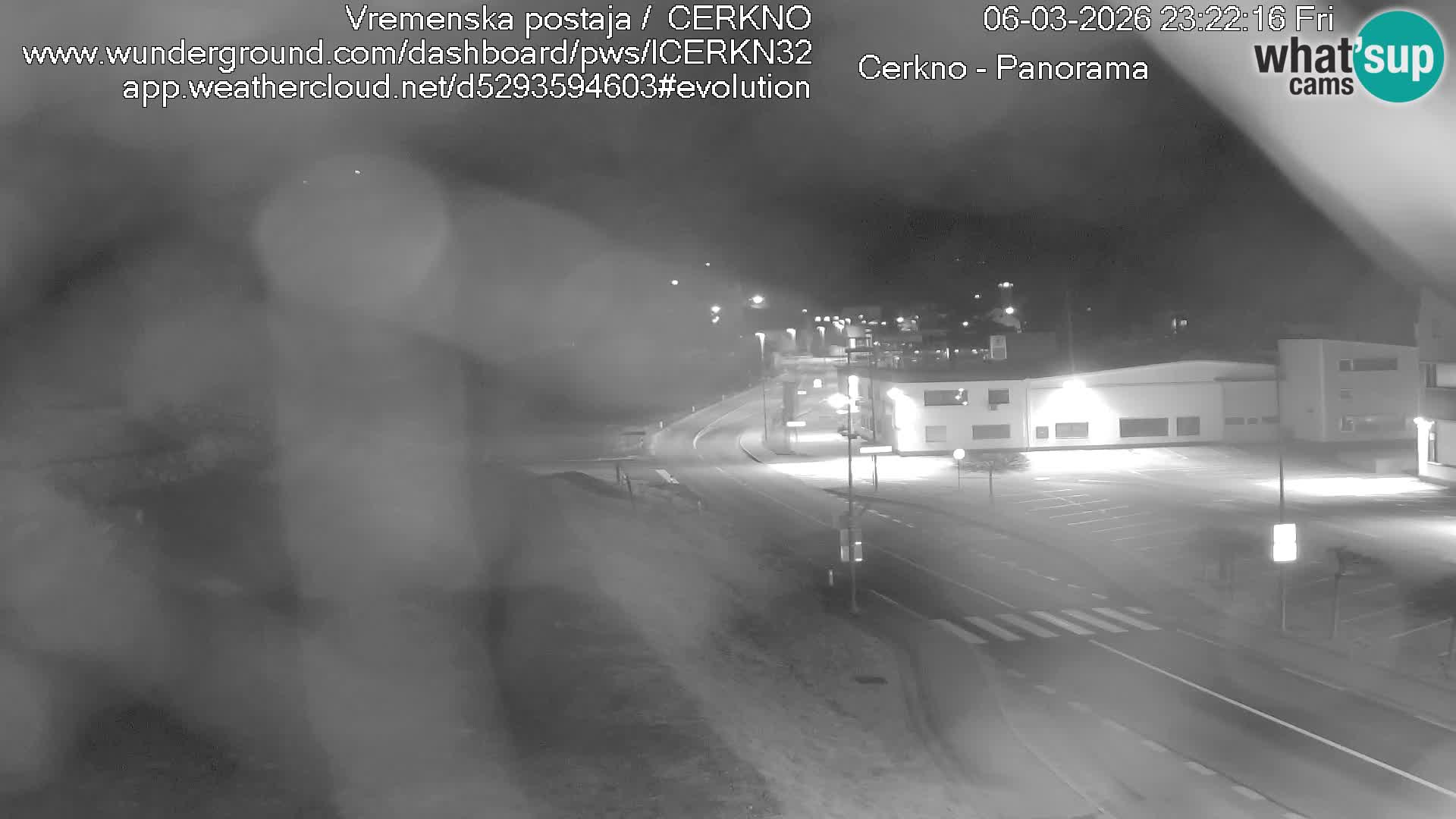 Webcam en direct – Entrée de la ville de Cerkno
