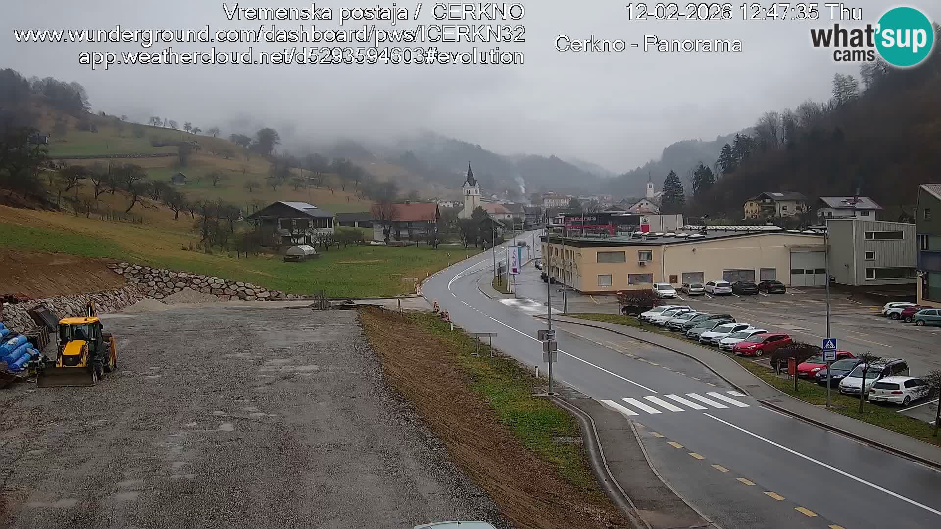 Cerkno ulaz u grad – Kamera uživo