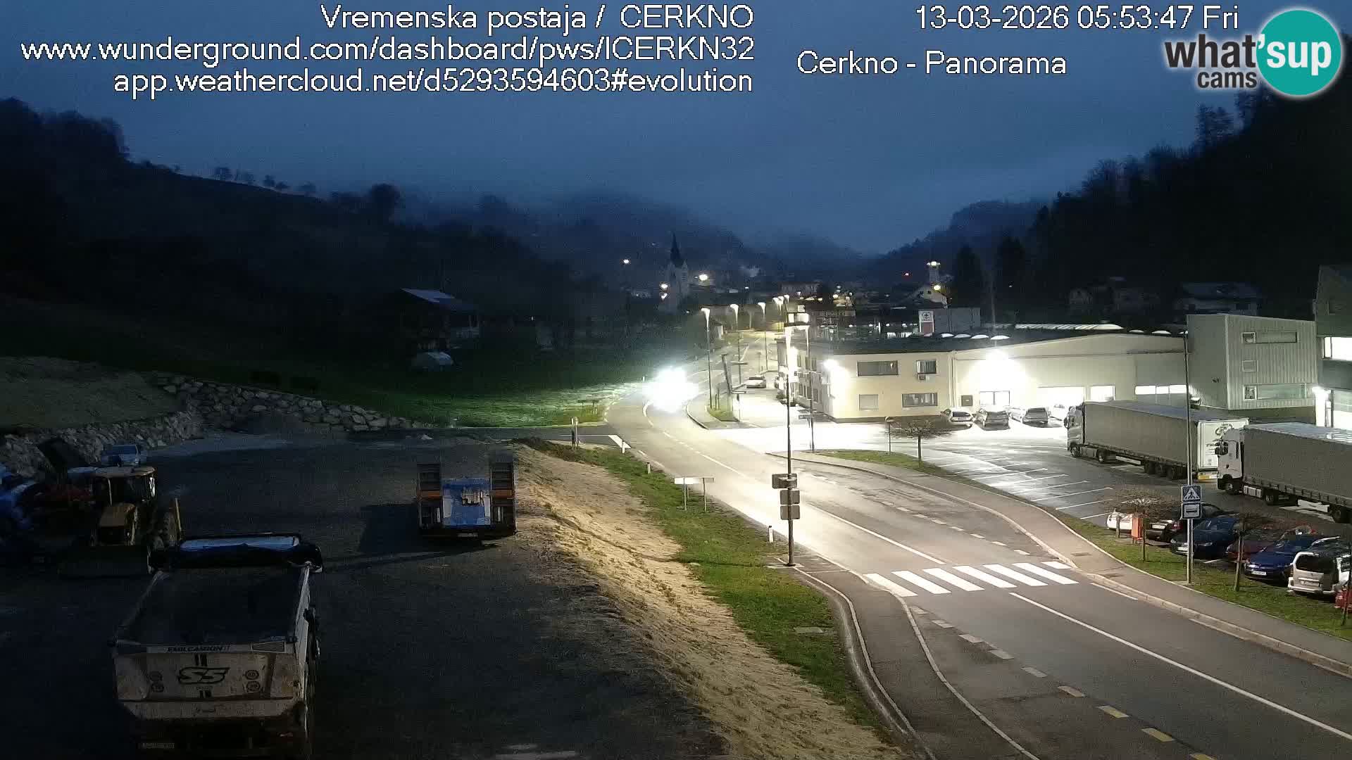 Webcam Ingresso Città di Cerkno