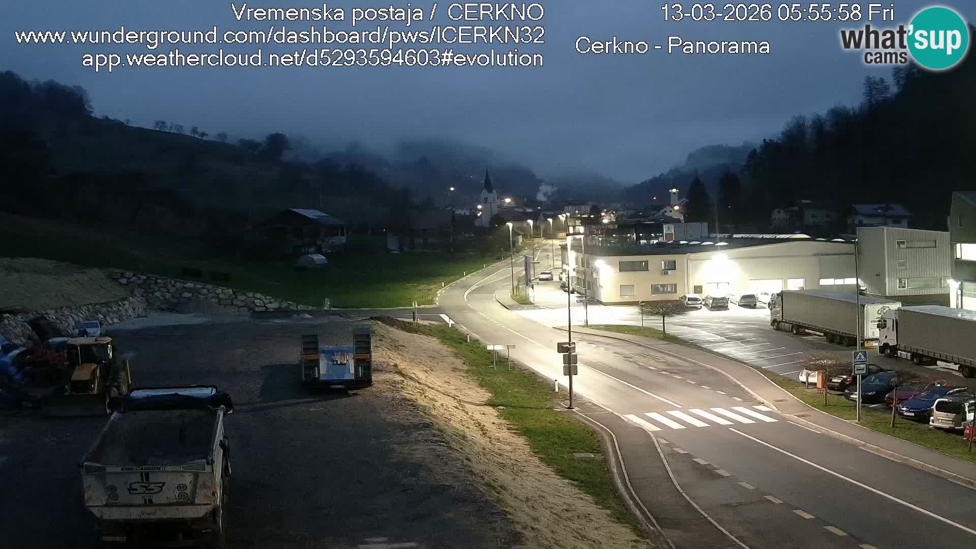 Webcam Ingresso Città di Cerkno
