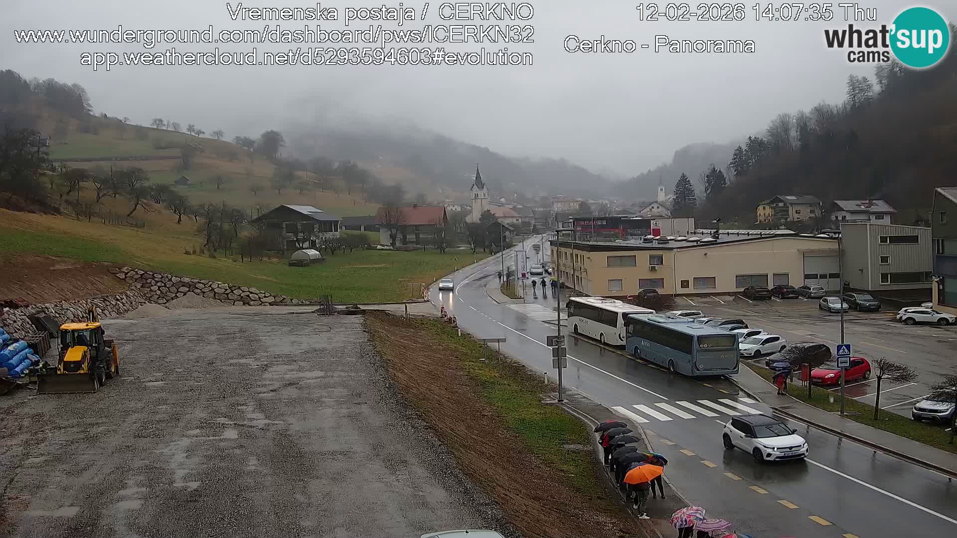 Webcam Ingresso Città di Cerkno