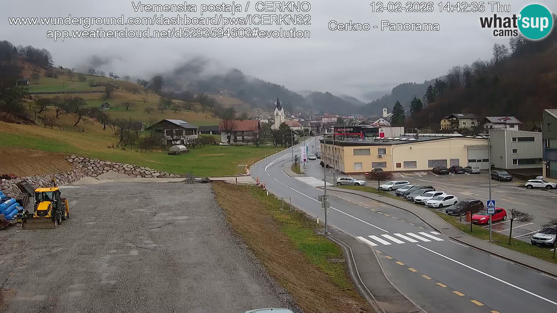 Webcam Ingresso Città di Cerkno