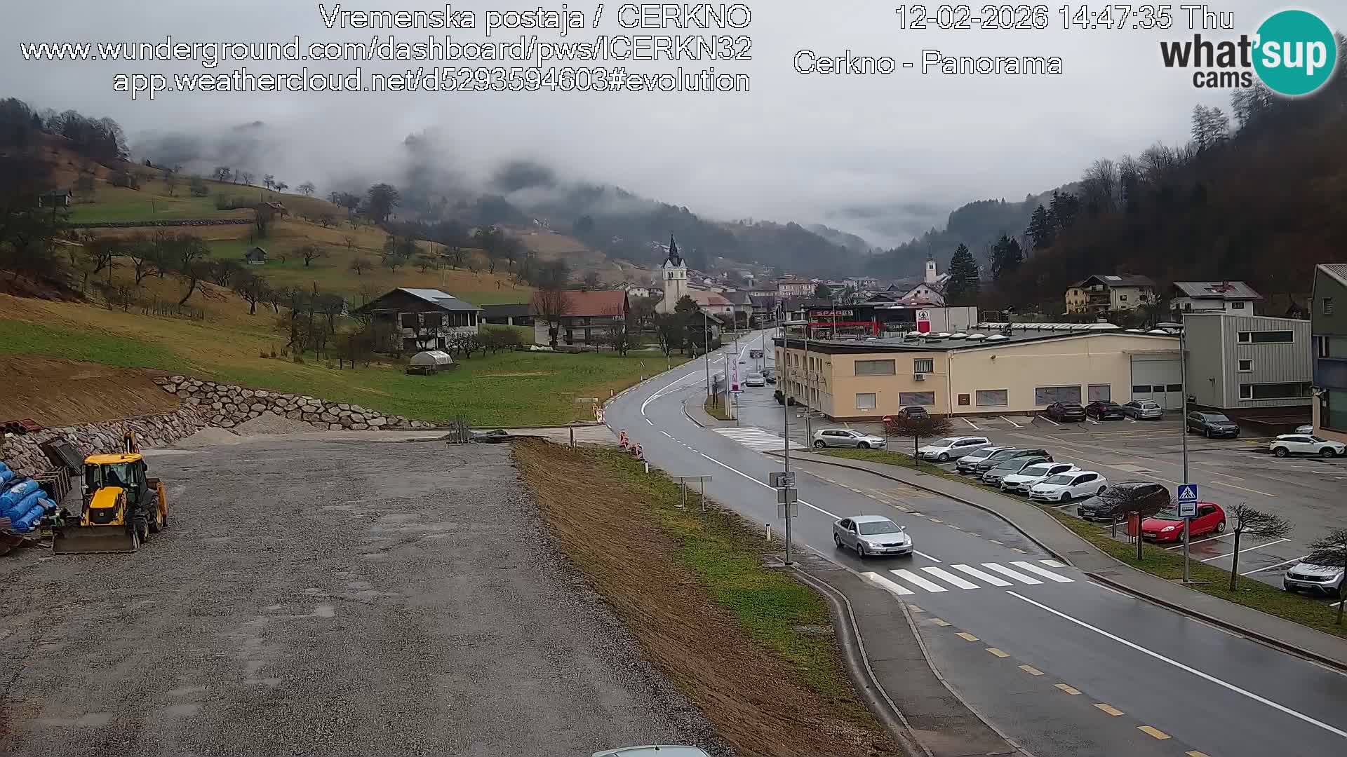 Cerkno Stadteingang Live-Webcam