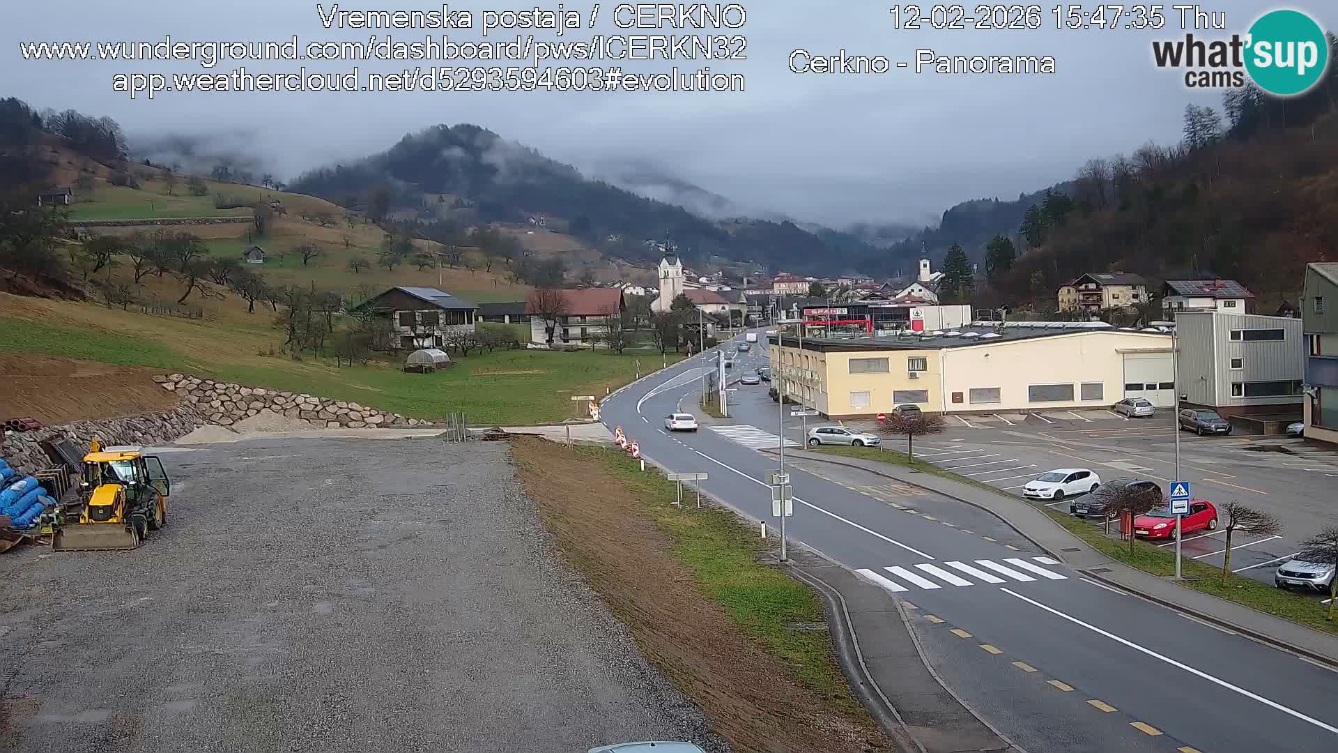 Webcam Ingresso Città di Cerkno