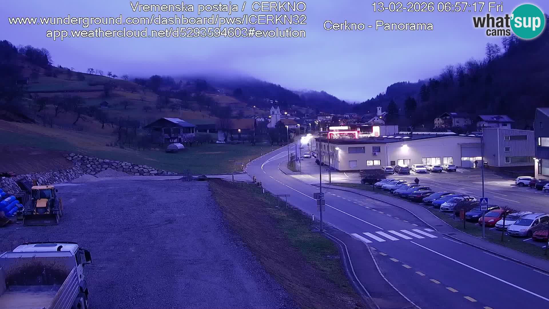 Cerkno ulaz u grad – Kamera uživo