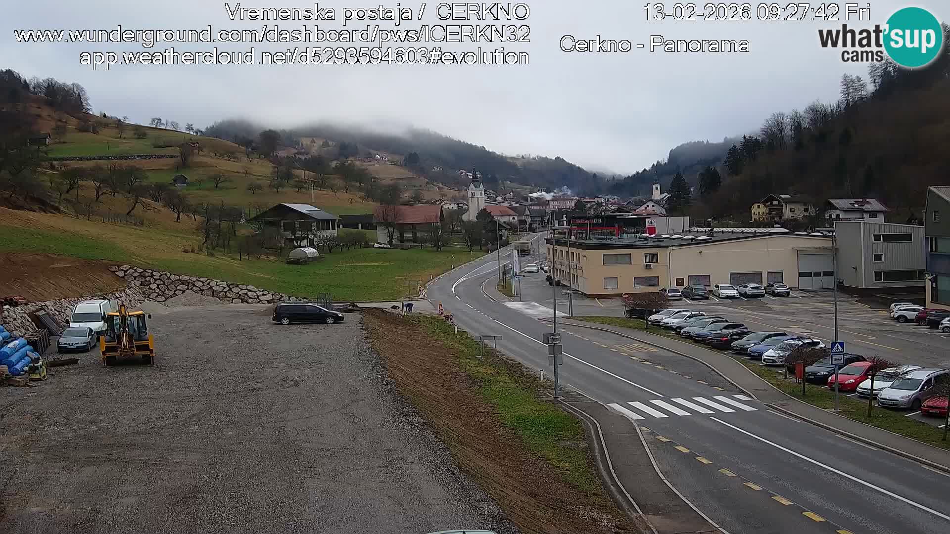 Cerkno Stadteingang Live-Webcam