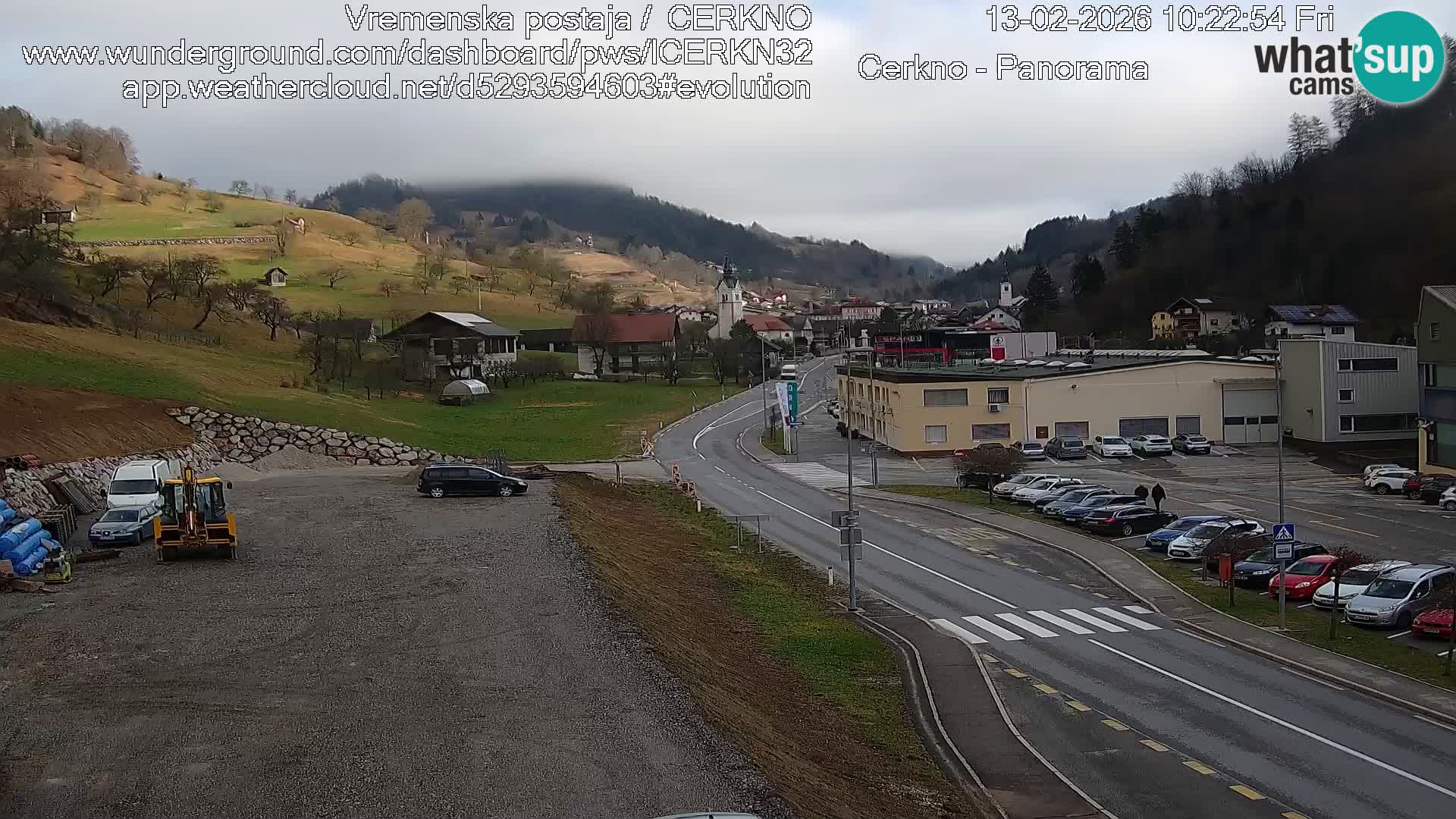 Cerkno ulaz u grad – Kamera uživo