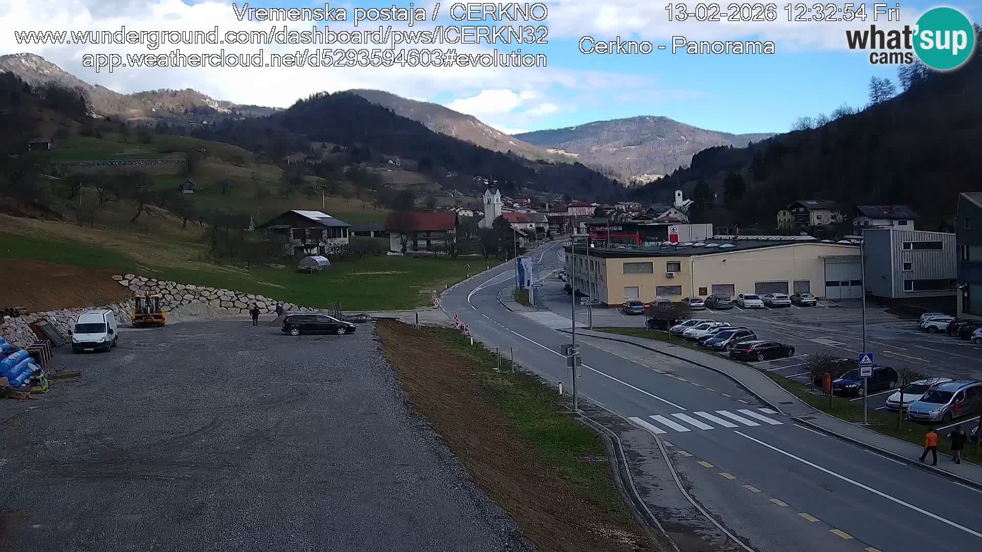 Cerkno Stadteingang Live-Webcam