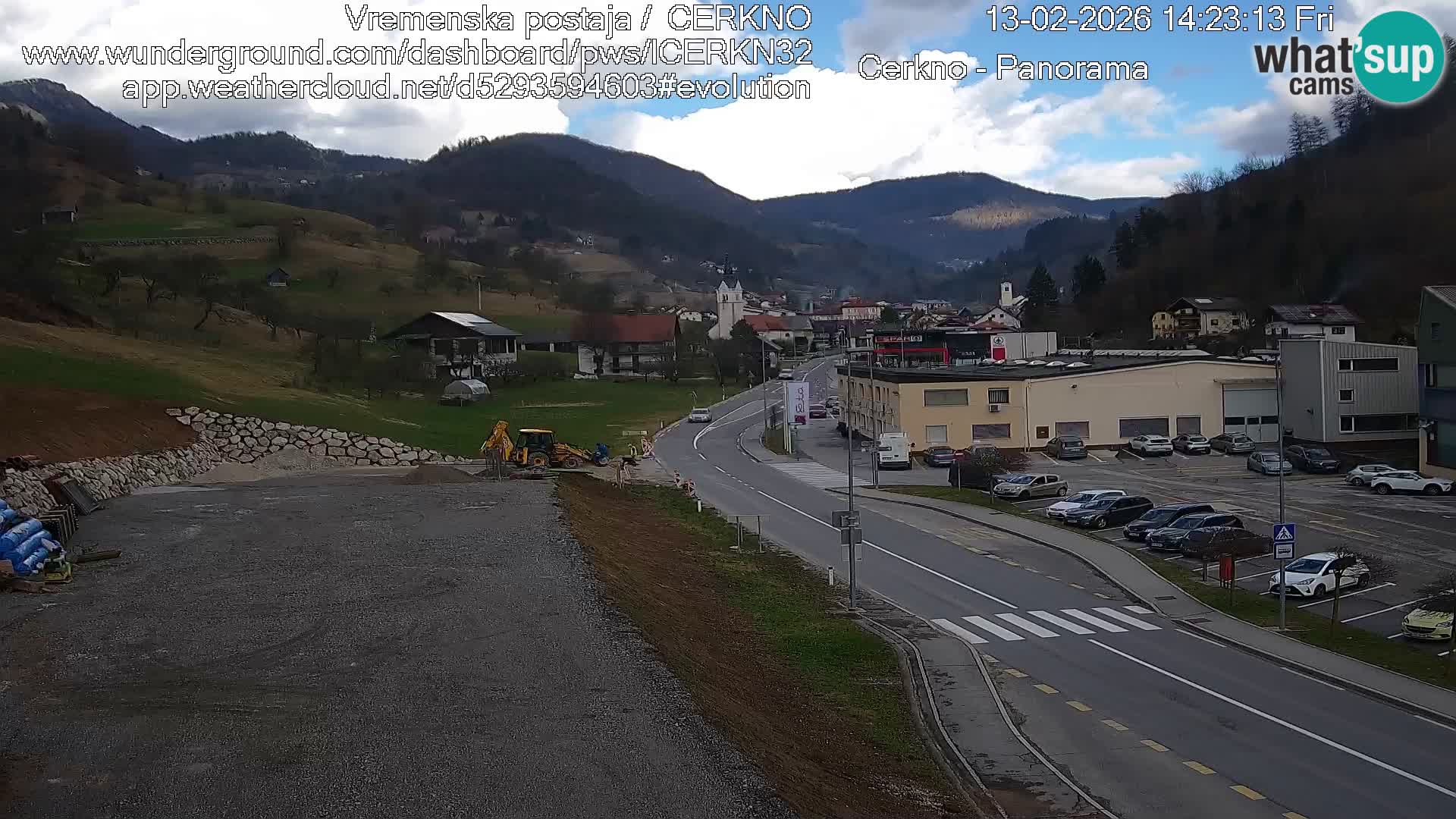 Webcam Ingresso Città di Cerkno