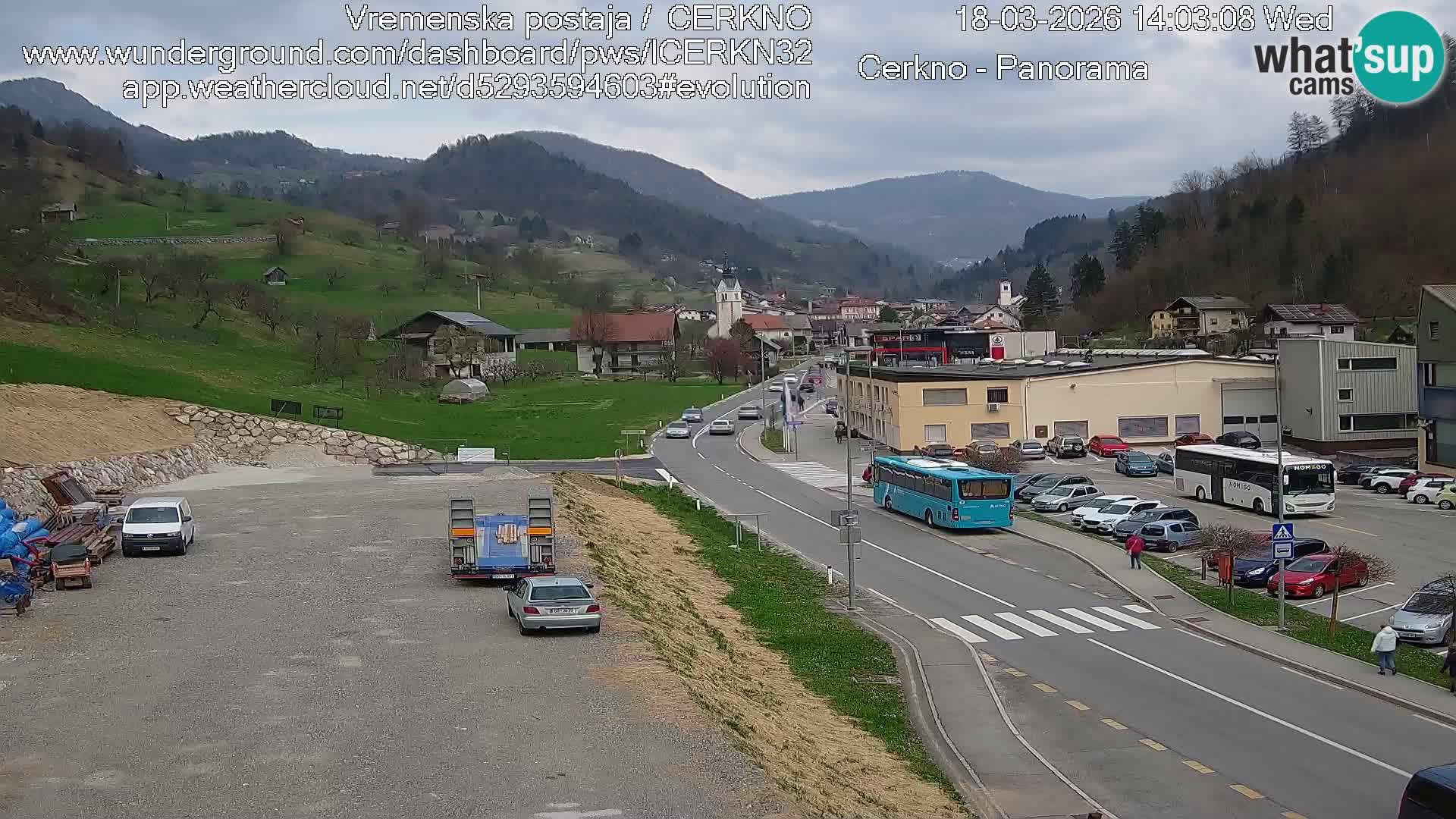 Cerkno Stadteingang Live-Webcam